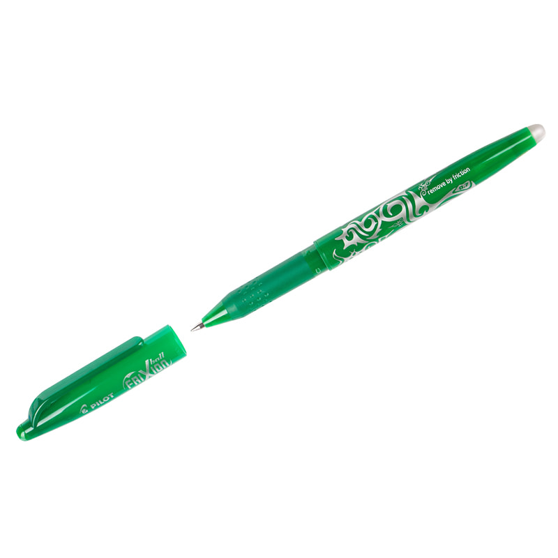 Ручка гелевая PILOT "Frixion Point" 0,7 мм пиши-стирай, зеленая