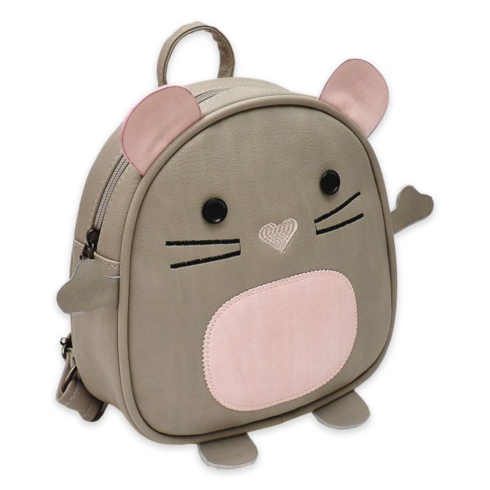 Рюкзак детский Феникс+  Мышка . серый  (21х19х5 см)