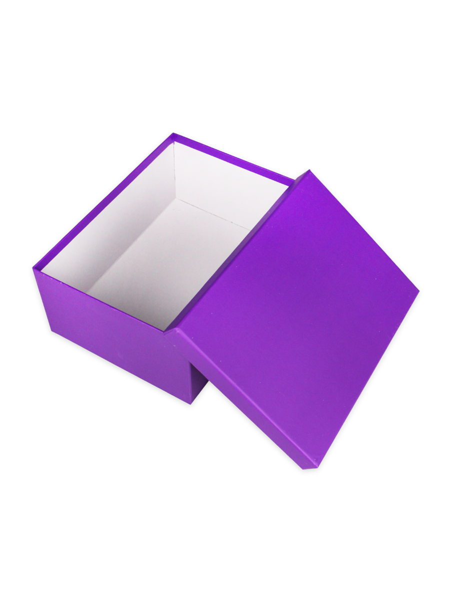 Подарочная коробка "Классика" фиолетовый, 19 х 13 х 7,5 см (10)
