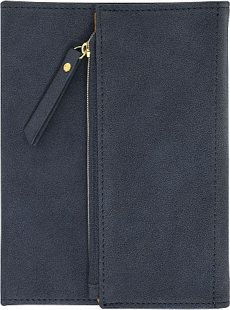 Ежедневник  В6 96л LOREX  "PRIVACY", недатированный, синий, кожзам, конверт с карманом