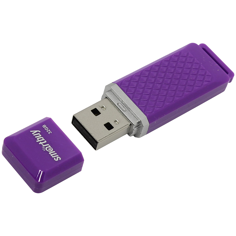 Флэш-драйв Smart Buy Quartz, 8GB, фиолетовый