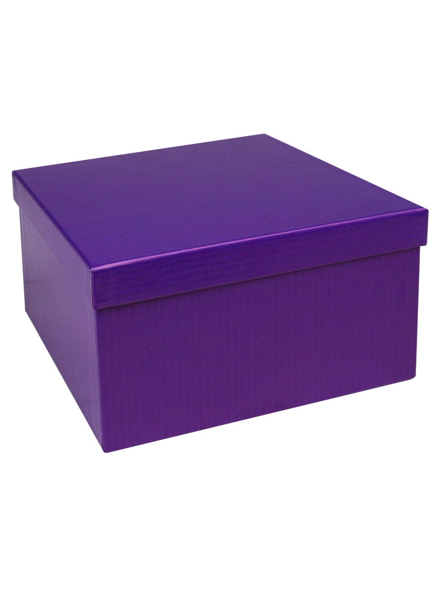 Подарочная коробка Пурпур 15,5 х 15,5 х 9 см. (3)