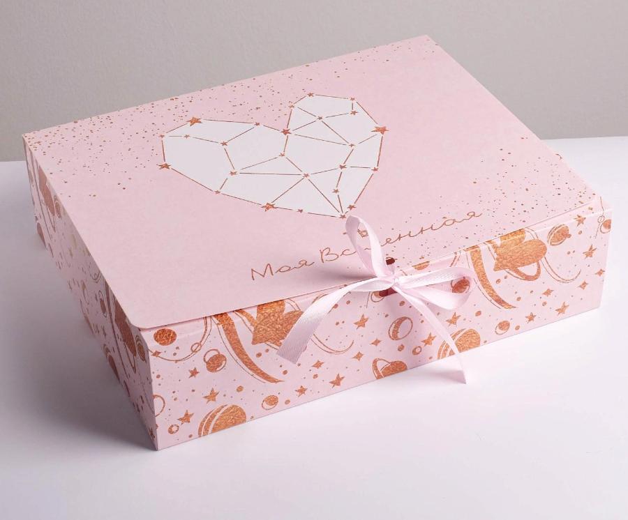 Коробка подарочная складная «С любовью», 31×24,5×9 см