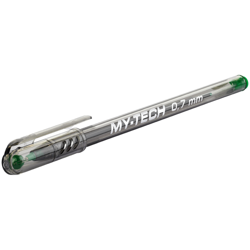 Ручка шариковая Pensan MY-TECH, 0,7 мм, зеленая
