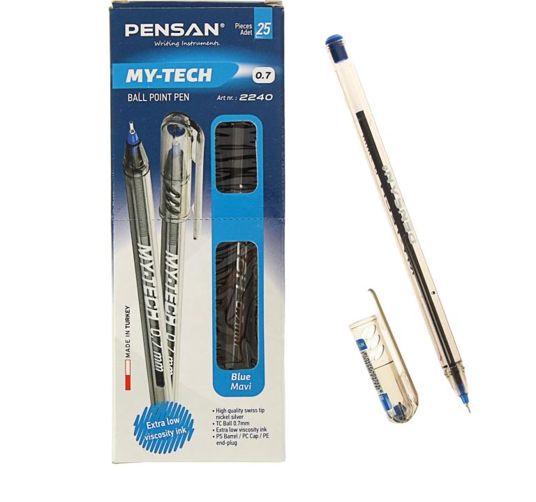 Ручка шариковая Pensan MY-TECH, 0,7 мм, синяя