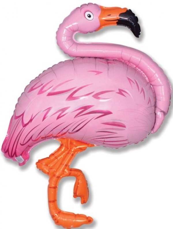 Шар из фольги "Фламинго", 35х30 см, надувать воздухом