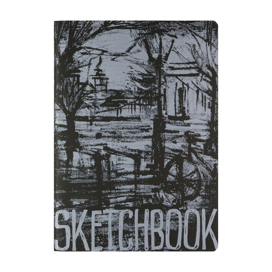 Скетчбук А5 60 л "Sketchbook" черный