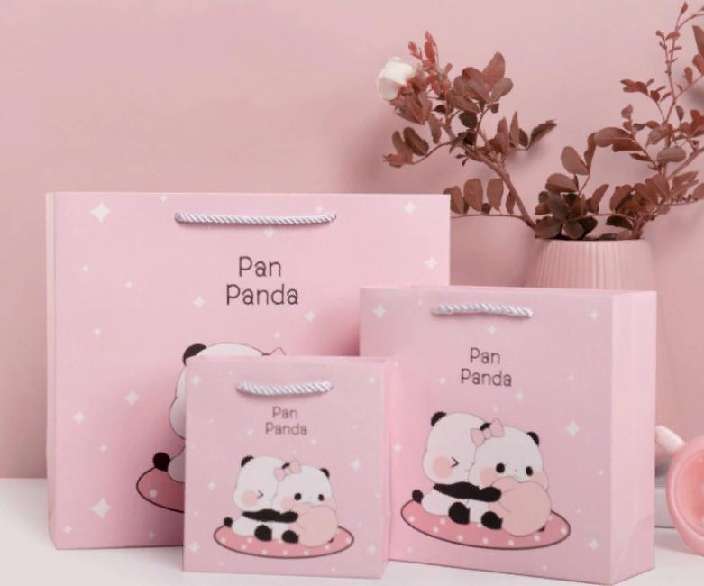 Пакет подарочный "Pan Panda" L 30x27x12 см 