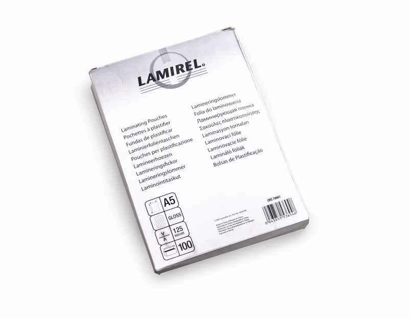 Пленка Lamirel для ламинирования А5, 125 мкм, 100 шт 