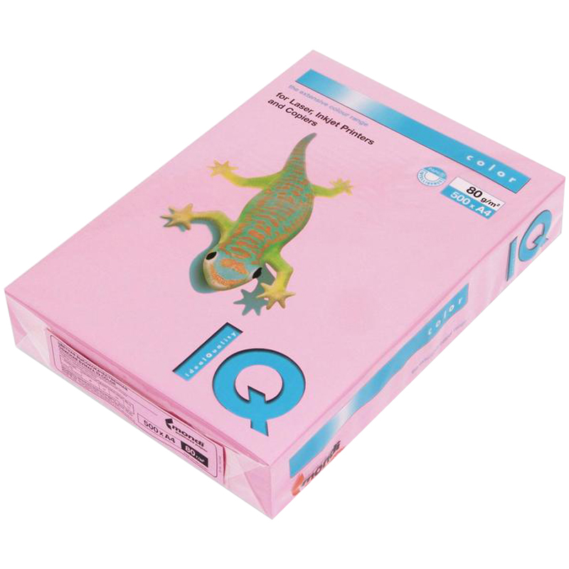 Бумага "IQ Color PALE" А4,  80 г/м, 500 л., розовая