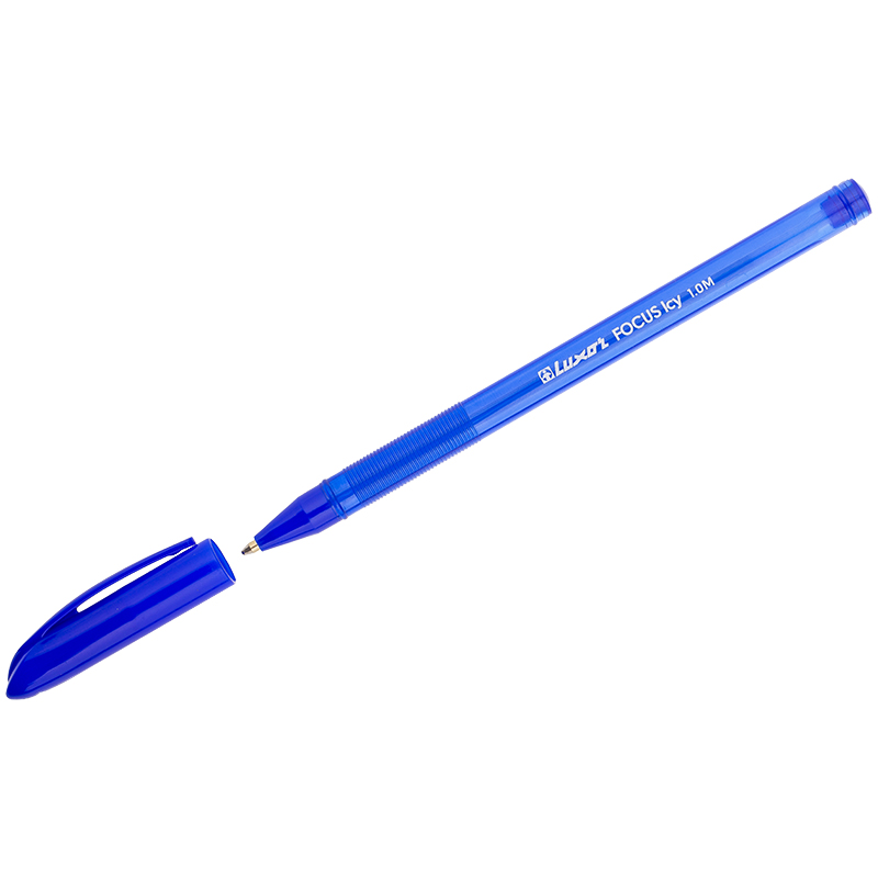 Ручка шариковая Luxor "Focus Icy" 1,0 мм, синяя