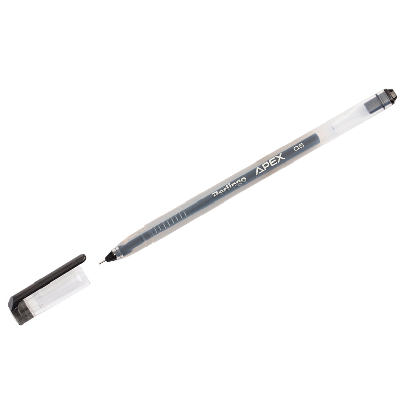 Ручка гелевая Berlingo "Apex" 0,5 мм, черная
