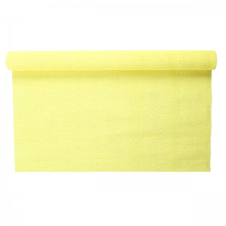 Цветная бумага креповая Attomex, рулон 50х250 мм 140г/м ,  лимонно-желтая