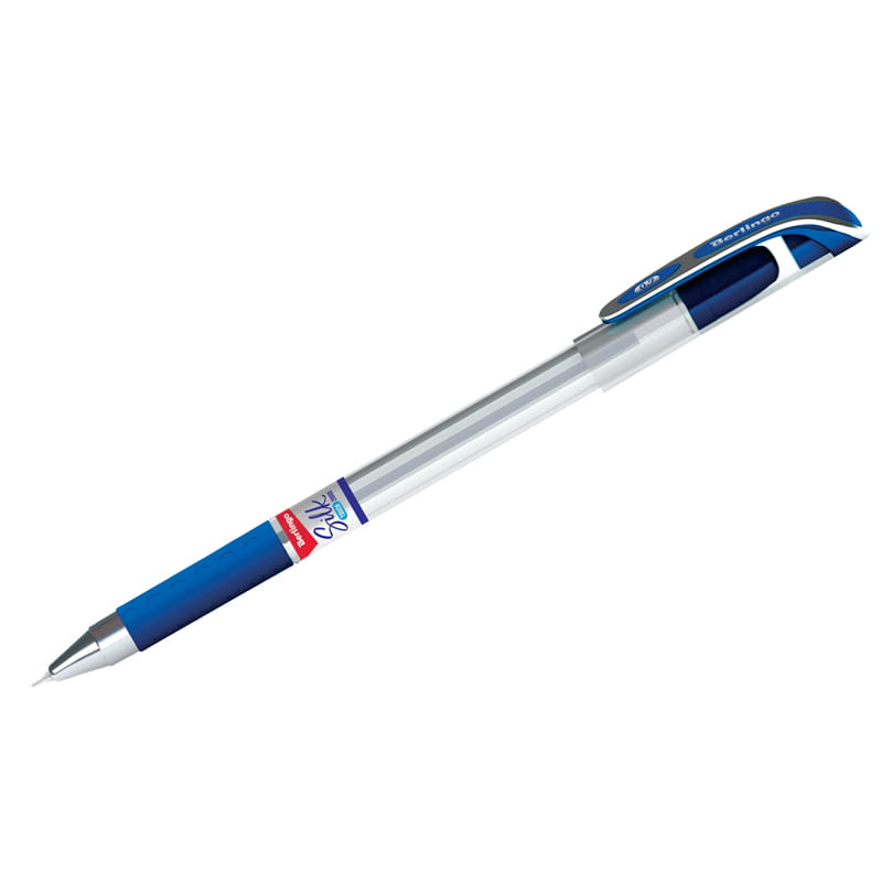 Ручка шариковая Berlingo "Silk Touch 2000" 0,7 мм, синяя
