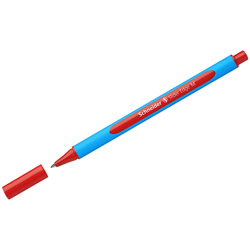 Ручка шариковая Schneider "Slider Edge M" трехгранная, 1мм, красная
