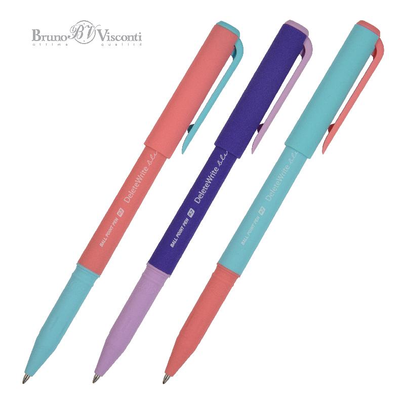 Ручка шариковая Bruno Visconti "DeleteWrite.TREND" 0,7, со стираемыми чернилами,синяя