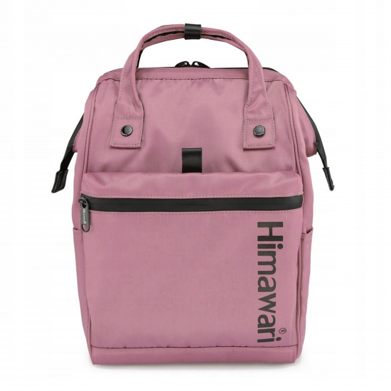 Рюкзак розовый, ткань, 1 отделение HIMAWARI