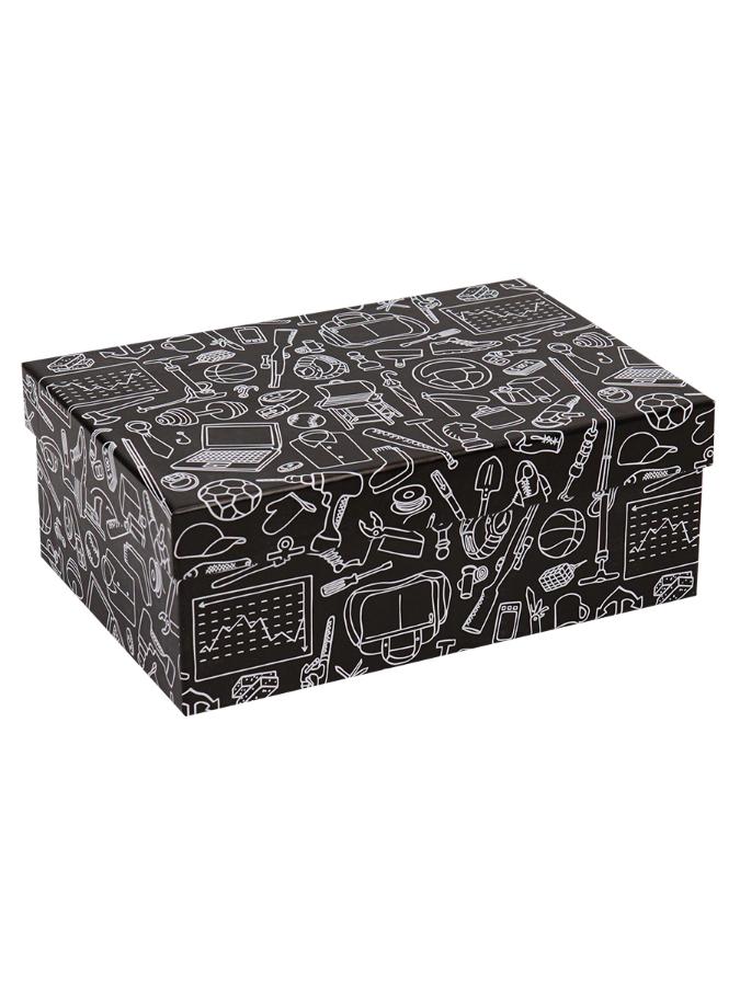 Подарочная коробка "Мужские хобби" 28,5 х 18,5 х 12 см