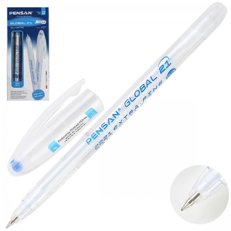 Ручка шариковая Pensan "Global" 0,5 мм, синяя