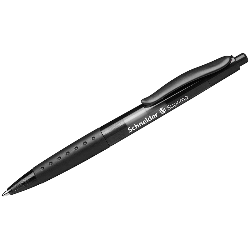 Ручка шариковая автоматическая Schneider "Suprimo" 1,0мм, грип, черная