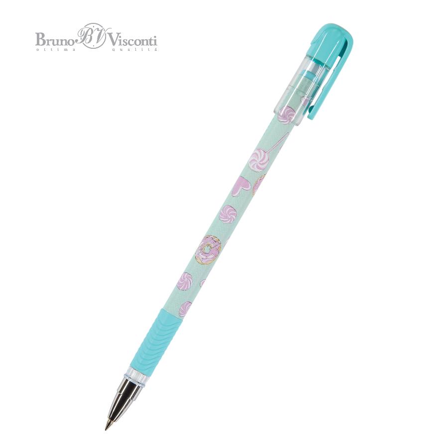 Ручка шариковая Bruno Visconti MagicWrite "Сладкое настроение. Леденцы"  0,5 мм, синяя 