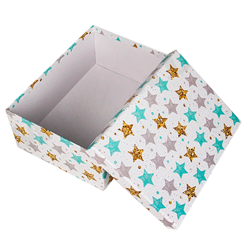 Подарочная коробка Красивые звёзды 25х18х10,5 см