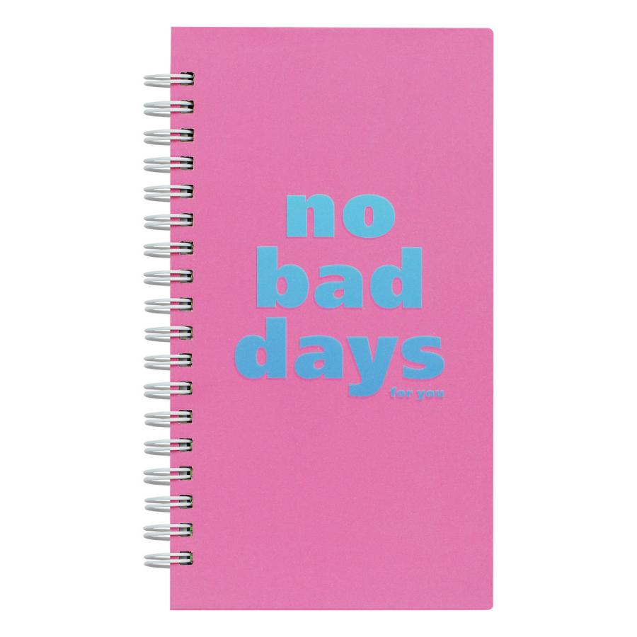 Книжка записная А6 96 л гребень, "No bad days"