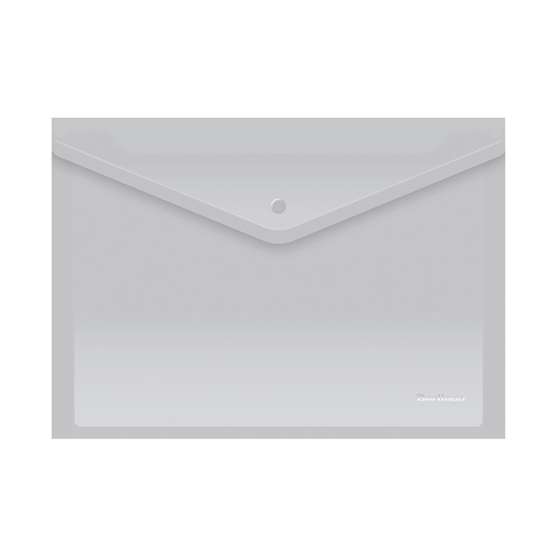 Папка-конверт на кнопке А4 Berlingo, 180 мкм, матовая