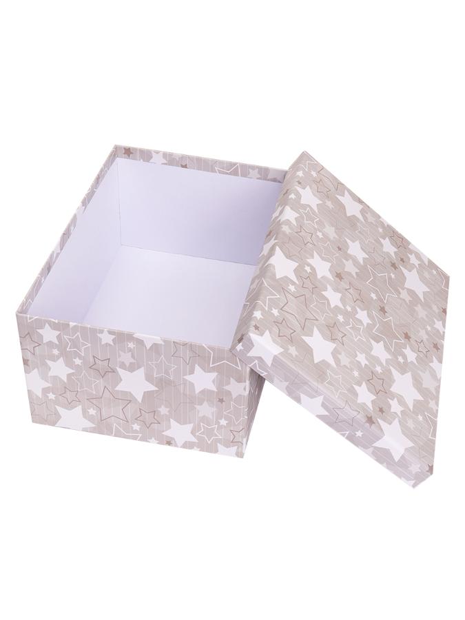 Подарочная коробка "Звёзды" 21 х 16,5 х 8,5 см (10)