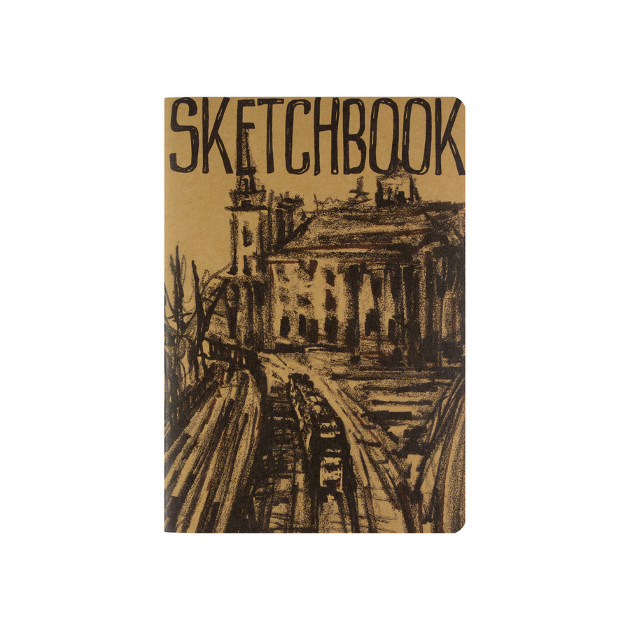 Скетчбук А5 40 л "Sketchbook", крафт
