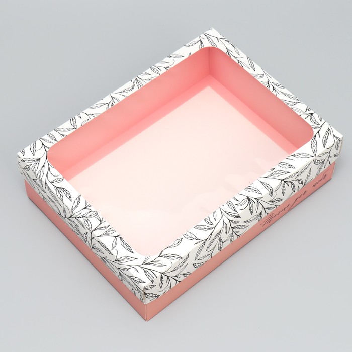 Коробка подарочная складная «Только для тебя», ветки, 32 × 24 × 9 см