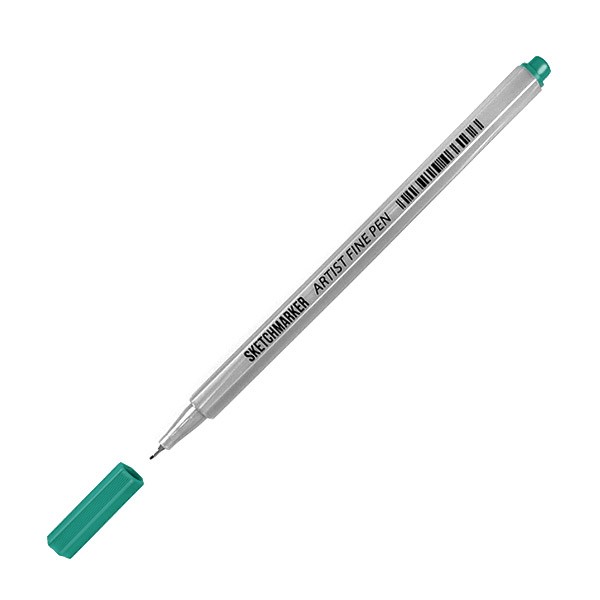 Ручка капиллярная SKETCHMARKER Artist fine pen, цвет вечнозеленый