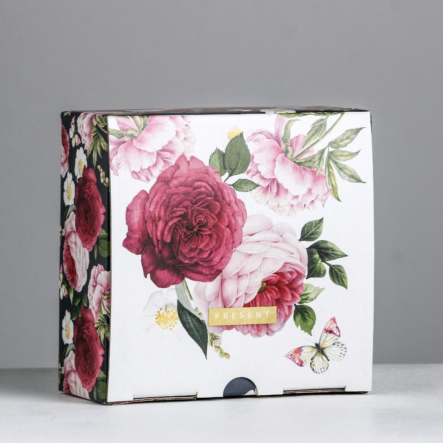 Коробка‒пенал «Present», 15 × 15 × 7 см 