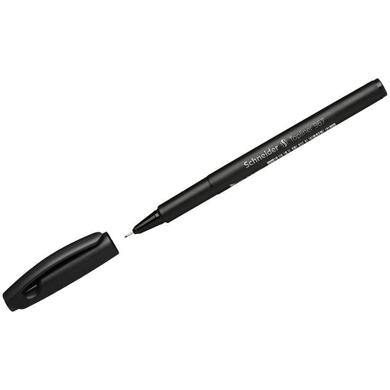 Ручка капиллярная Schneider "Topliner 967" 0,4 мм, черная