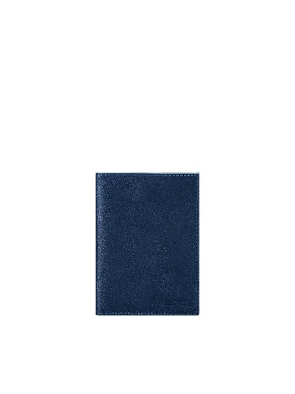 Бумажник водителя кожа 90х127 мм, синий