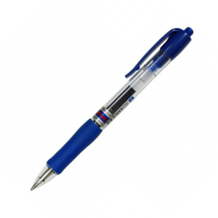 Ручка гелевая автоматическая Crown 0,7 мм, синяя