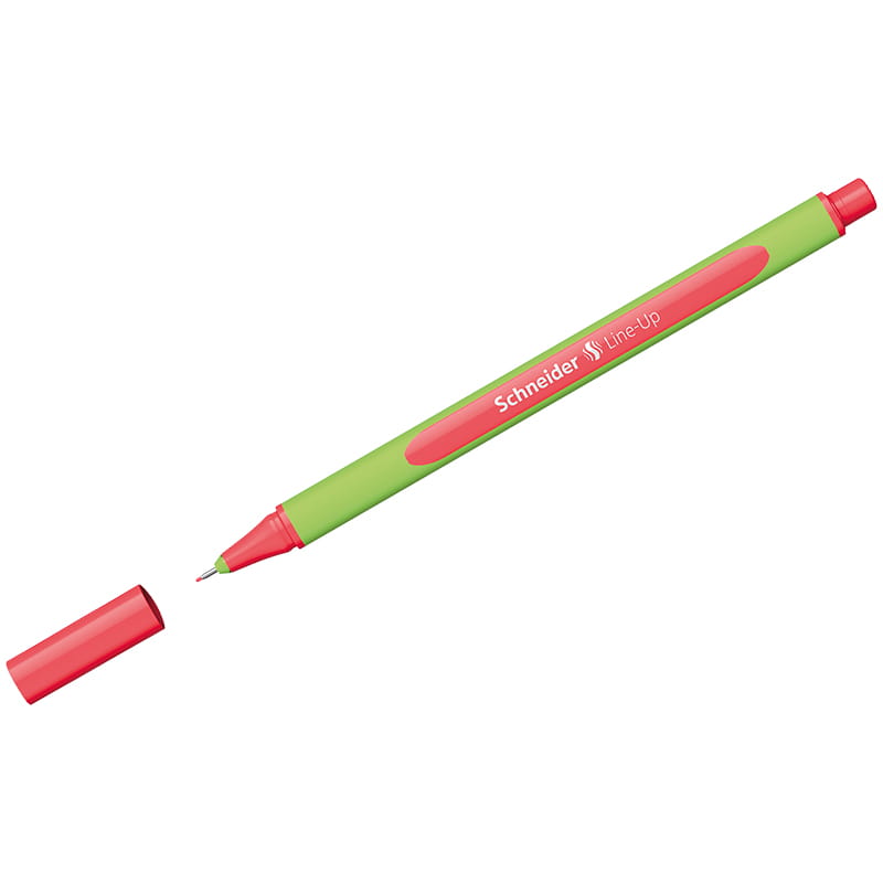 Ручка капиллярная Schneider "Line-Up" 0,4 мм, неоновая красная