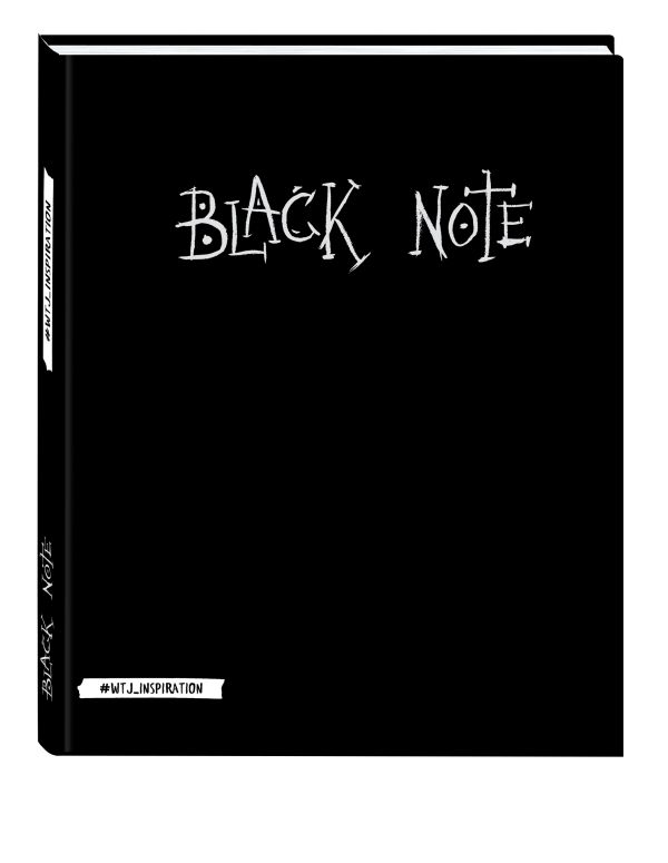 Альбом для рисования на черн бум.Black Note+2 белые ручки+ бел. каранд. WTJ_INSPIRATI