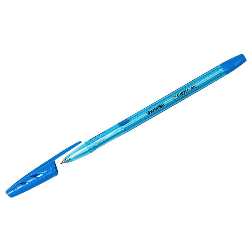 Ручка шариковая Berlingo "Tribase Sky" 0,7 мм, синяя 