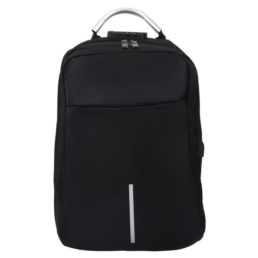 Рюкзак "OMASKA", 40х28х14 см, USB- разъем, серый