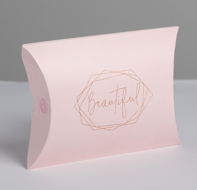 Подарочная коробка складная фигурная «Beautiful», 11×8×2 см 