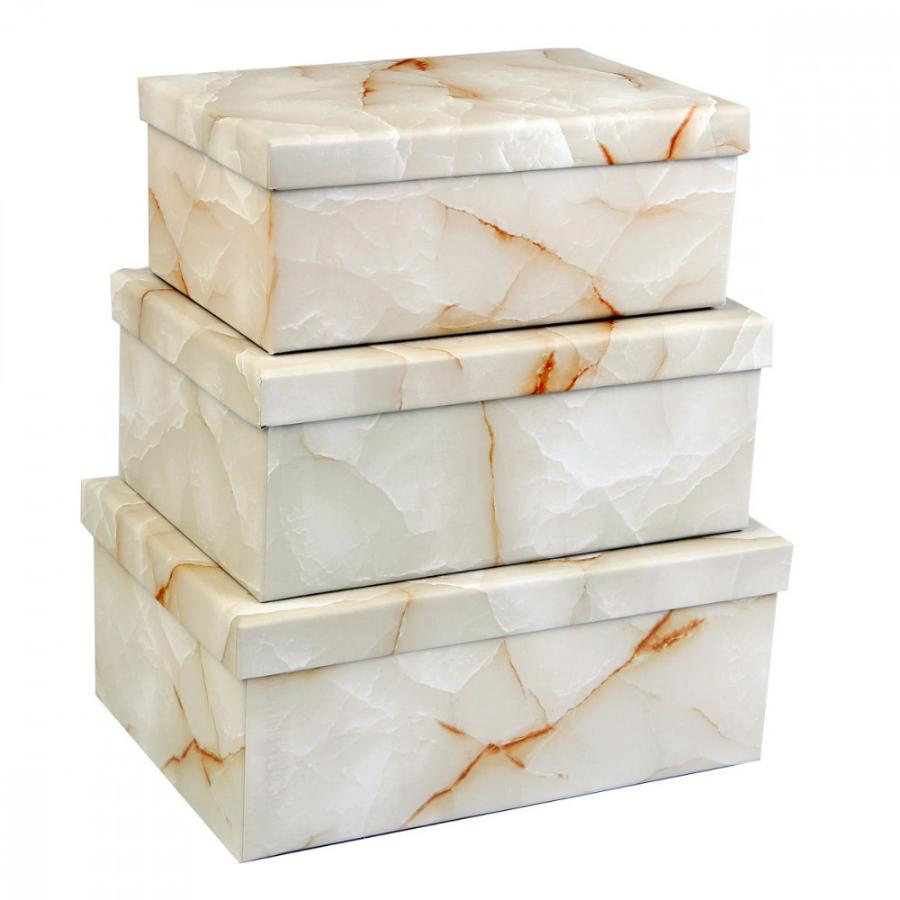 Подарочная коробка "Marble" 22,5х16х9 см (3)