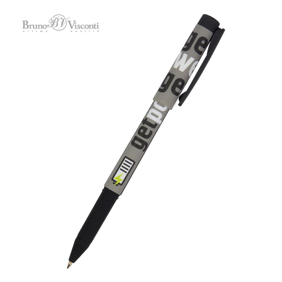 Ручка шариковая Bruno Visconti FreshWrite "Start-Up. Get power"  0,7 мм, синяя 