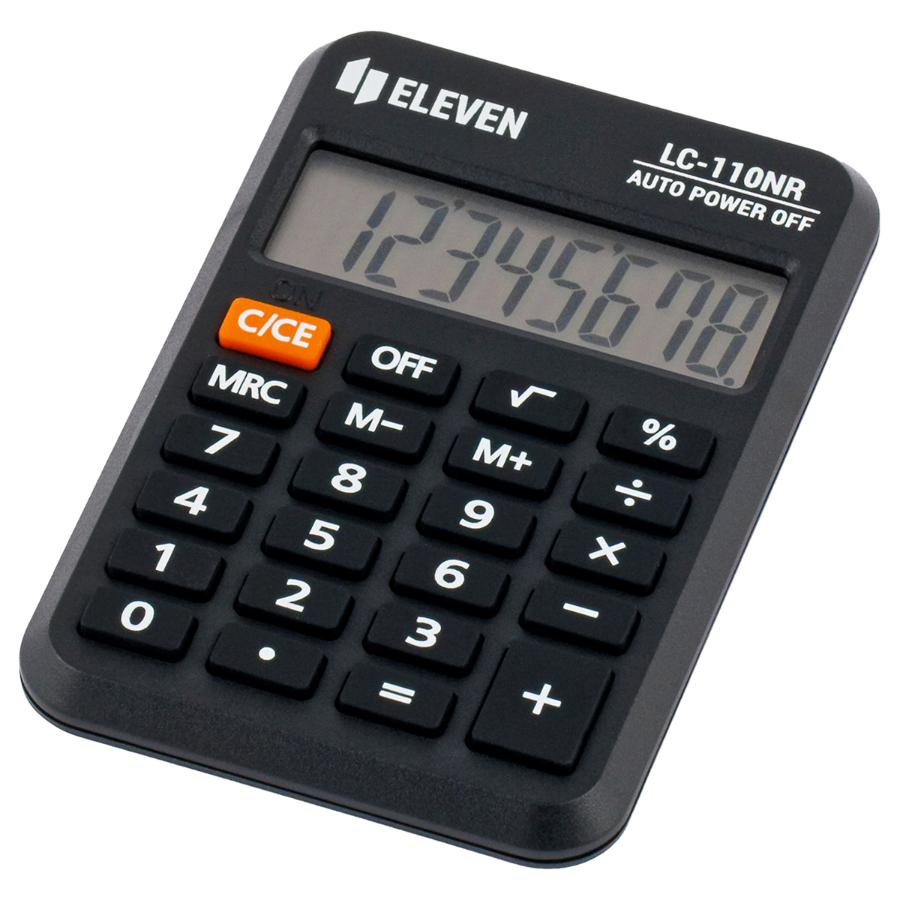 Калькулятор "Eleven LC-110NR" 8 разрядный, карманный