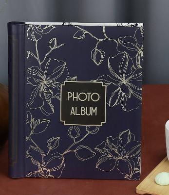 Фотоальбом магнитный 20 листов "Золотистая орхидея"