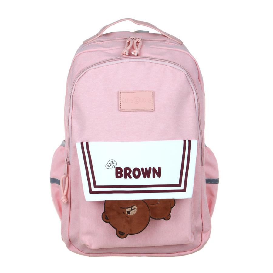 Рюкзак "Мишка" 45x30x20 см, розовый