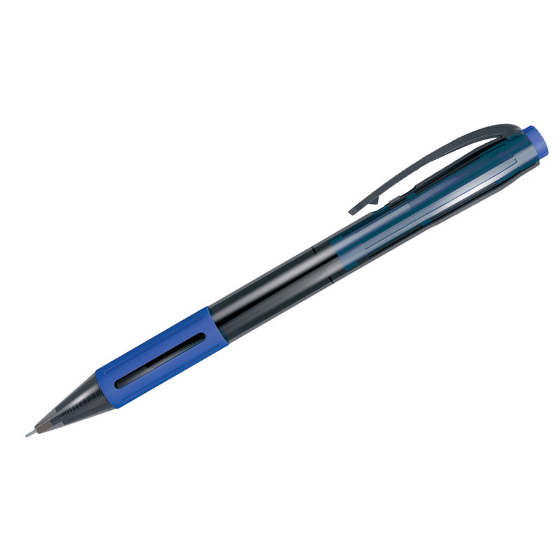 Ручка шариковая автоматическая Berlingo "SI-400" 0,7 мм, синяя 