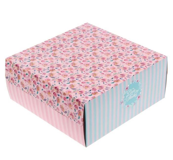 Подарочная коробка-пакет "Для тебя", 23х18х11см