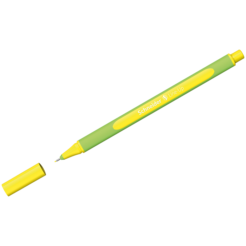 Ручка капиллярная Schneider "Line-Up" 0,4 мм, неоновая желтая