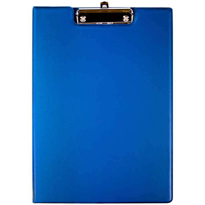 Папка-планшет с зажимом  А4 Berlingo ПВХ 2000 мкм., синяя